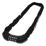 Cadeado Corrente Ciclismo Moto Segredo Aço Calypso 1mx6mm Cor Preto