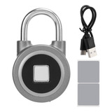 Cadeado De Impressão Digital Smart Lock, Controle Remoto De