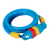 Cadeado Espiral 8mm X 1,2m Elleven Infantil C/ Segredo
