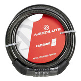 Cadeado Espiral Aço Segredo De Bike 1,85m X 12mm Absolute
