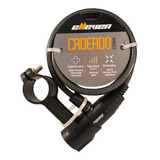 Cadeado Espiral Elleven 1m 6mm Preto Com Suporte