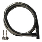 Cadeado Grosso Espiral Tranca Moto Bike 1,5m X 22mm 