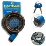 Cadeado Moto Trava Antifurto Maxtrava Grande Bicicleta 1.85m