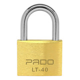 Cadeado Pado Aço Latão Não Enferruja Lt 40mm Com 2 Chaves