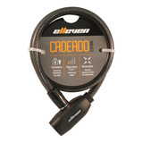 Cadeado Para Bicicleta Espiral Chave 10 Mm X 65 Cm - Elleven Cor Preto