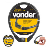 Cadeado Para Bike 60cm Com Segredo Resistente Seguro Vonder