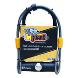 Cadeado Tranca U-lock + Cabo Para Bike Moto Onguard 5801 Cor