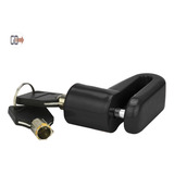 Cadeado Trava De Disco Freio Moto Bike Antifurto Segurança Cor Preto