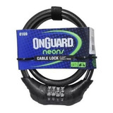 Cadeado Trava Segredo Bike Onguard Bicicleta Moto Neon Bike Cor Preto