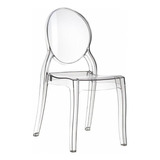 Cadeira Acrílica Elizabeth Ghost Incolor Transparente