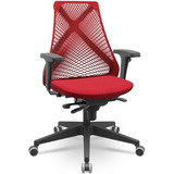 Cadeira Bix Plaxmetal Tela Vermelha Crepe T17 Campinas Sp 