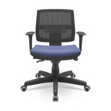 Cadeira Brizza Tela Executiva Slider Facto Azul Campinas Sp