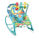 Cadeira De Balanço Para Bebê Color Baby Encantada R9217 Azul