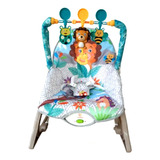 Cadeira De Balanço Para Bebê Color Baby Encantada R9217 Bege