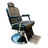 Cadeira De Barbeiro D.h.oster Steel Diamond Cromo Black