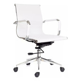 Cadeira De Escritório Ergonômica Giratória Ergoclass® Agneta, Branca