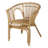 Cadeira De Jardim Savana Rattan Fibra Com Braços 70cm X 64cm X 57cm