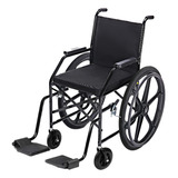 Cadeira De Rodas Almofadada Dobrável 90kg C/ Frete Grátis