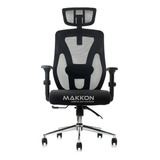 Cadeira Escritório Preta Mk-4010p - Makkon