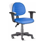 Cadeira Executiva Ergonomica Nr17 Azul Gomos Campinas Sp