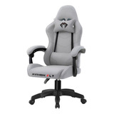 Cadeira Gamer Escritório Respirável Linho Suporta 150kg Python Fly G5 Cor Cinza