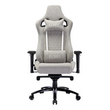 Cadeira Gamer King Escritório Respirável Suporta 180kg Clanm Cor Cinza