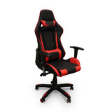 Cadeira Gamer Panther Com Encosto Reclinável Preta/vermelha