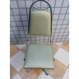 Cadeira Giratoria Brigatto Usada Verde