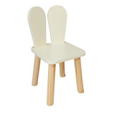 Cadeira Infantil Orelha Coelho Cor Amarelo