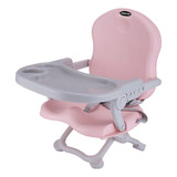 Cadeira Para Bebê Alimentação Refeição Portátil Rosa