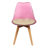 Cadeira Synk Leda Colorida Policarbonato Sala Jantar Allight Estrutura Da Cadeira Rosa Assento Nude