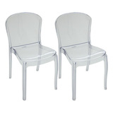 Cadeiras Transparentes Sem Braços Anna Tramontina