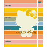 Caderno Argolado Fichário Hello Kitty Com 80 Folhas