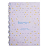 Caderno Controle Diário Do Bebê Azul 80 Folhas Baby Joy