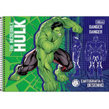 Caderno De Cartografia E Desenho Espiral Capa Dura Hulk 80 F Cor Estampa 1