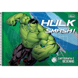 Caderno De Cartografia E Desenho Espiral Capa Dura Hulk 80 F