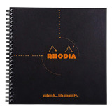 Caderno Dot Book Rhodia 21x21cm Capa Preta