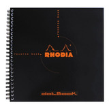 Caderno Dot Book Rhodia 21x21cm Capa Preta