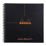 Caderno Dotbook 21x21cm Capa Preta Rhodia