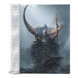 Caderno God Of War 1 Matéria Personalizado 96fls Capa Dura