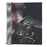 Caderno God Of War 10 Matérias 200 Fls Personalizado
