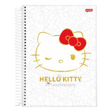 Caderno Hello Kitty Lançamento 2024 50 Anos 1 Matéria Luxo