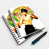 Caderno Universitário 10 Matérias Bruce Lee