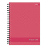 Caderno Universitário Capa Dura Pontilhado 1x1 - 80 Folhas