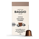 Café Em Cápsula Torrado E Moído Chocolate Trufado Baggio Aromas Caixa 50g 10 Unidades