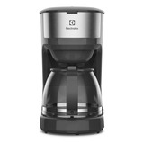 Cafeteira Elétrica Ecm20 30 Xícaras Efficient Função Manter Aquecido Cor Inox Preta Electrolux 110v