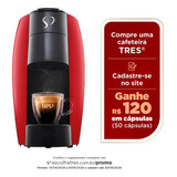 Cafeteira Espresso 3 Corações Lov Automática 127v Cor Vermelho