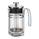 Cafeteira Francesa Em Vidro E Aço Inox 350ml Prateada Oxford