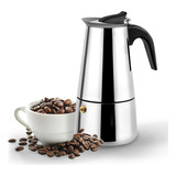 Cafeteira Italiana 450ml 9 Xícaras Aço Inox Cafeteira Moka