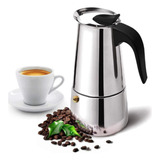 Cafeteira Italiana 9 Xícaras Aço Inox Luxo